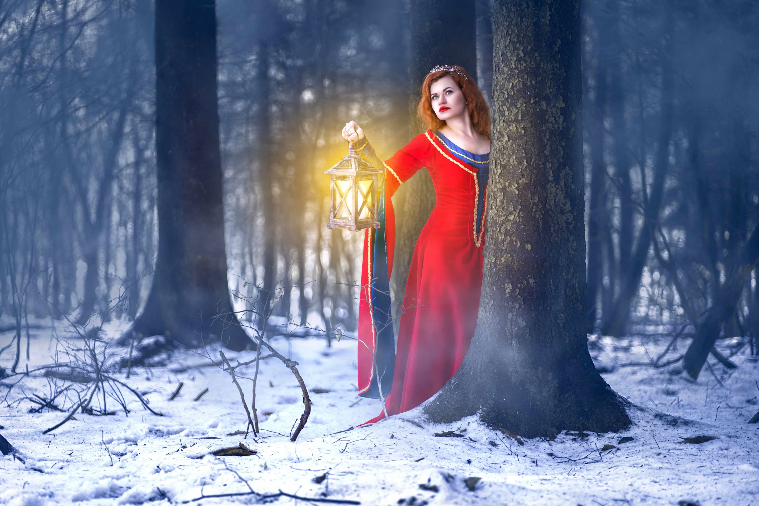 Zakliata princezná fantasy fotenie